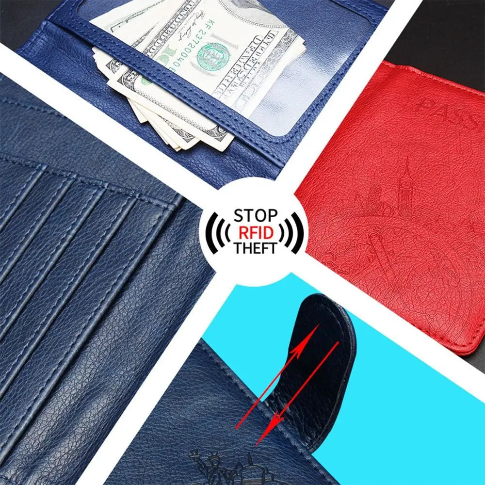 Cielo | RFID Leather Passport Holder Travel Wallet