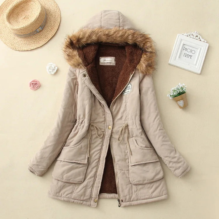 Hiede | Fashionable & Warm Lined Winter Hoodie Jacket