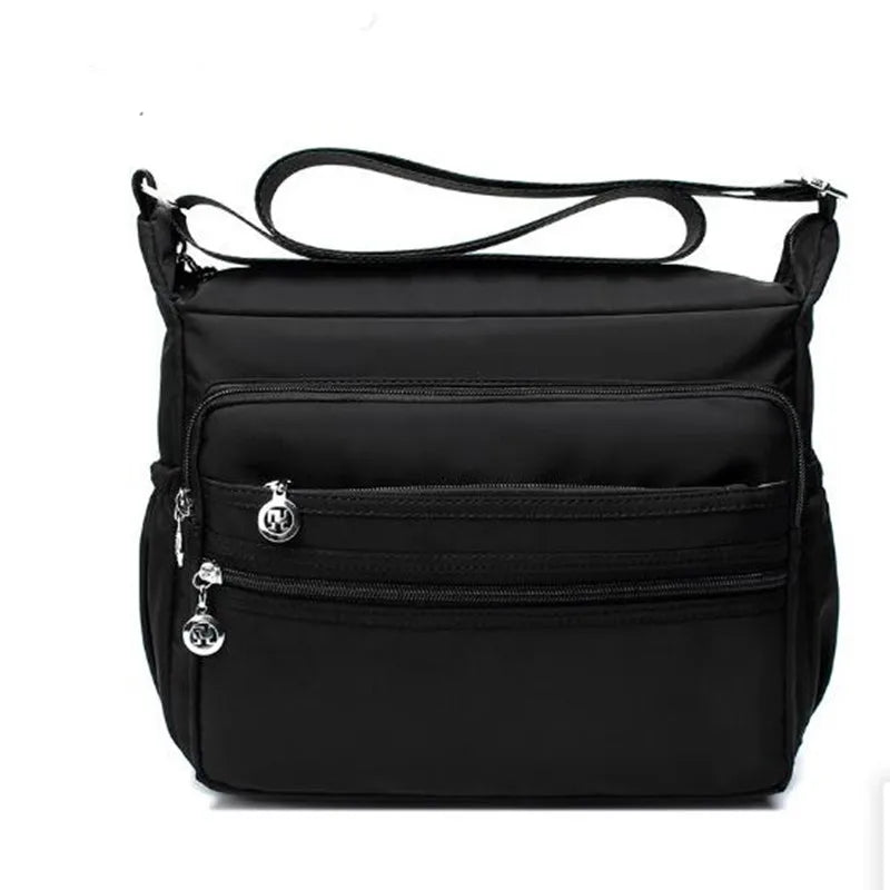 Rosa | Lightweight Multi-Pocket Crossbody Messenger Travel Bag