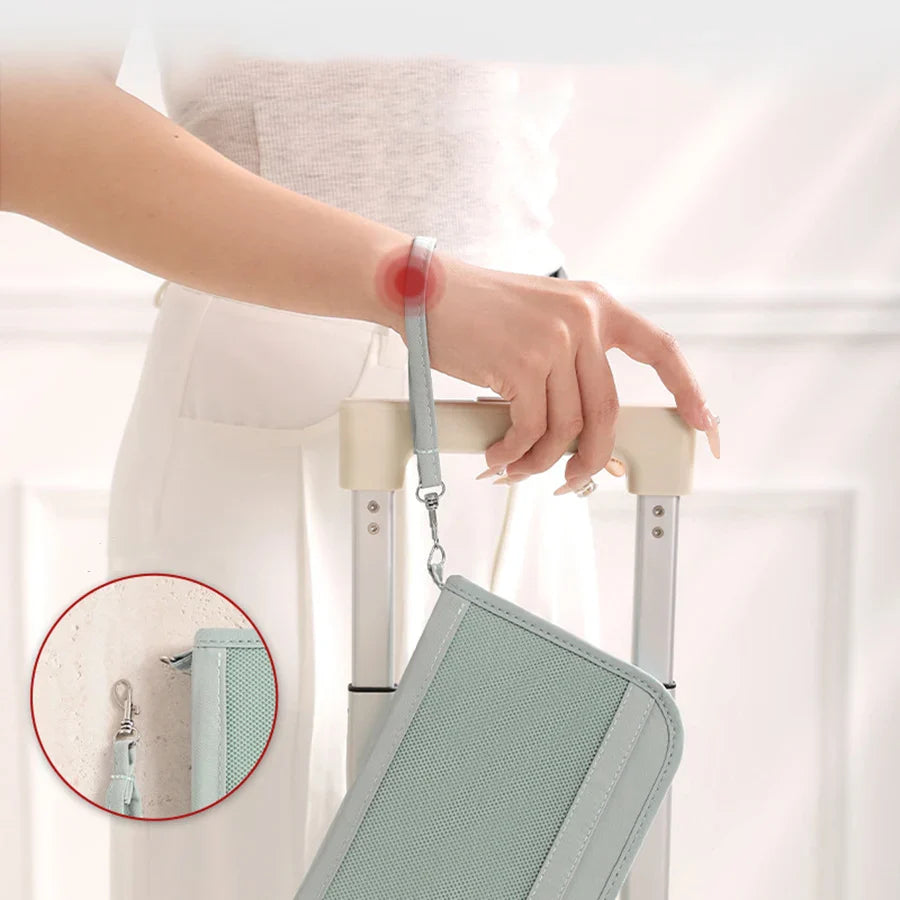 Harmoni | Sleek & Stylish Large-Capacity RFID Travel Essentials Organizer
