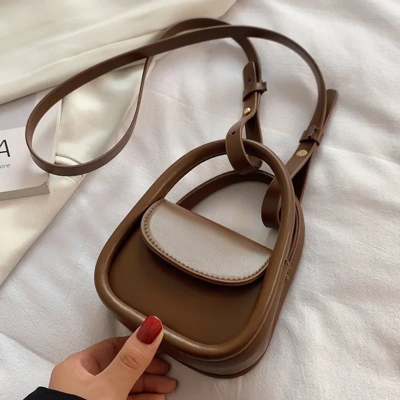 Sylvia | Mini Vintage Crossbody Sling Saddle Bag