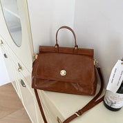 Miracle | Women's Chic Vintage Faux Leather Crossbody Messenger Handbag