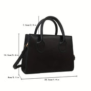 Carmen | Women's Minimalist Square Crossbody Leather Handbag