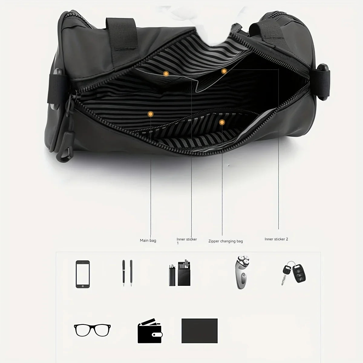 Jayson | Men's Waterproof Crossbody Sling Travel Handbag
