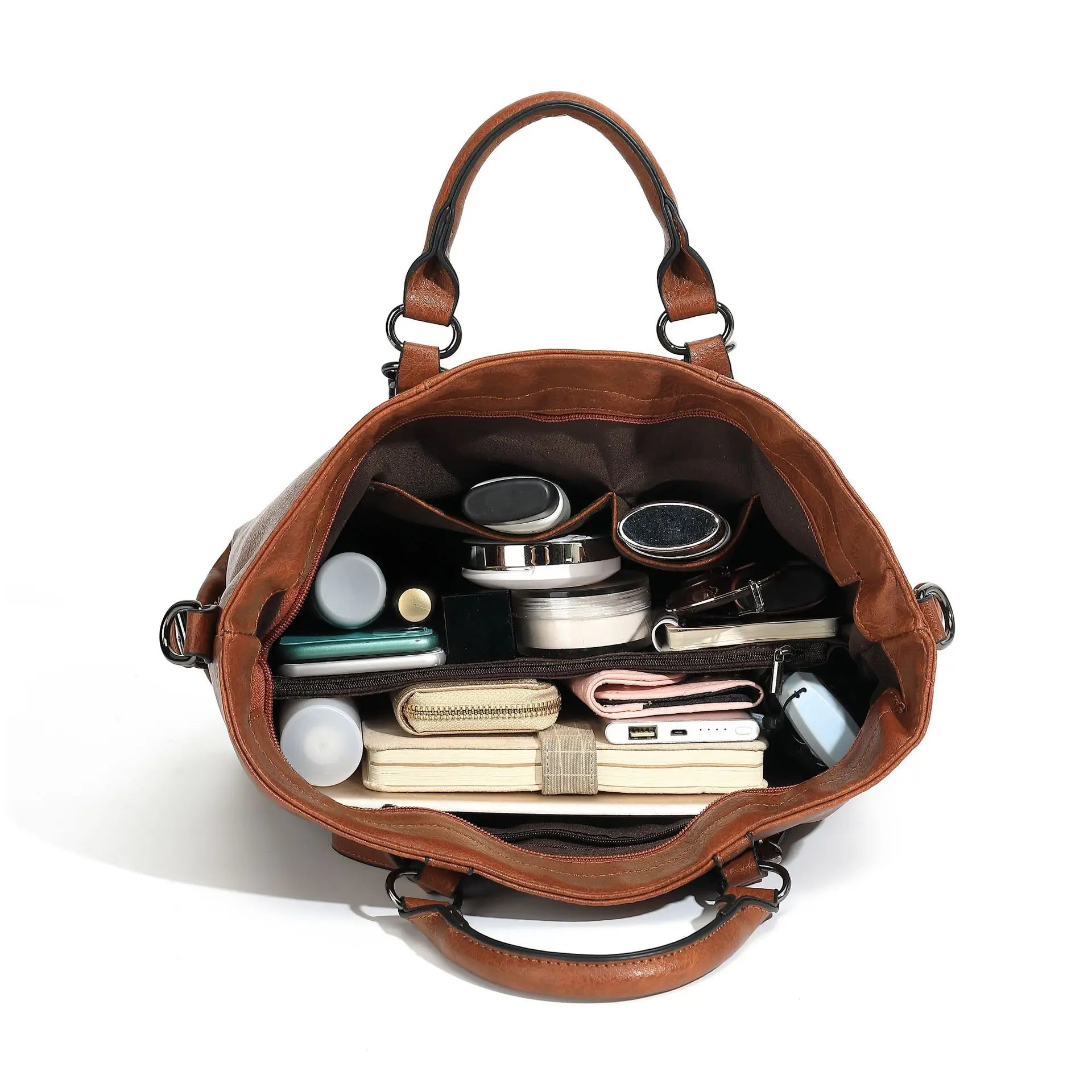 Vada | Women's Vintage Chic PU Leather Crossbody Handbag