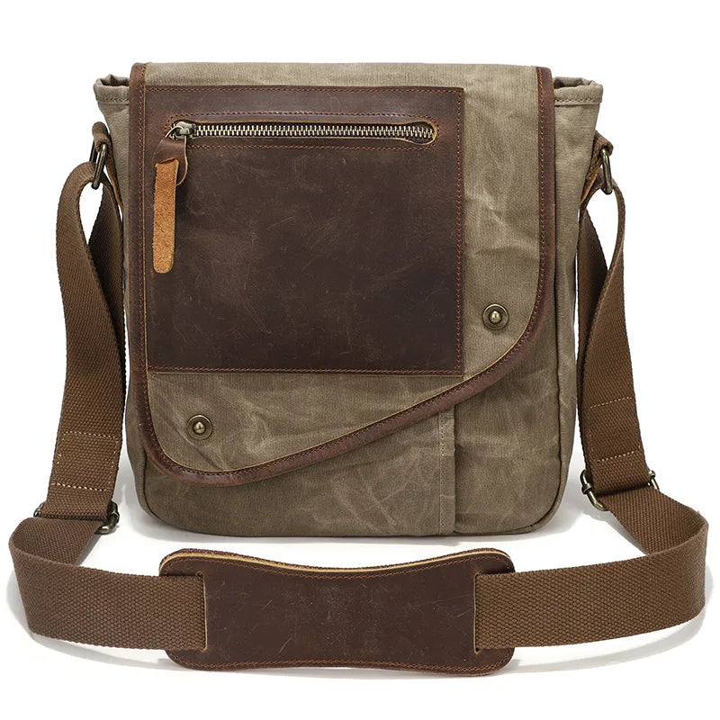 Caden | Vintage Canvas Men's Crossbody Messenger Bag