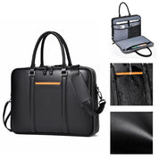 Omar | Leather Business Laptop Briefcase Crossbody Handbag