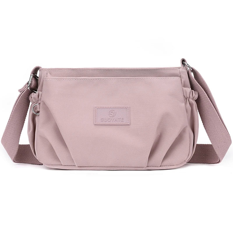 Ellianna | Nylon Multi-Pocket Crossbody Messenger Bag