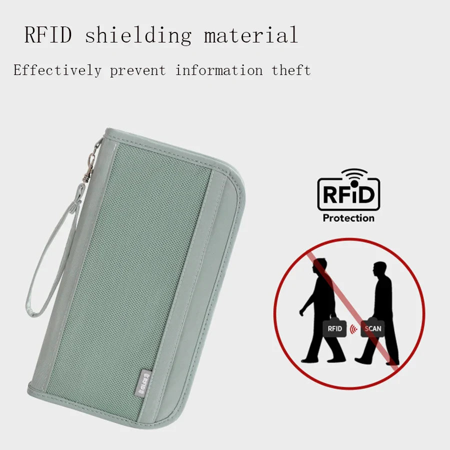 Harmoni | Sleek & Stylish Large-Capacity RFID Travel Essentials Organizer