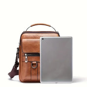 Abraham | Men's Leather Small Crossbody Messenger Bag