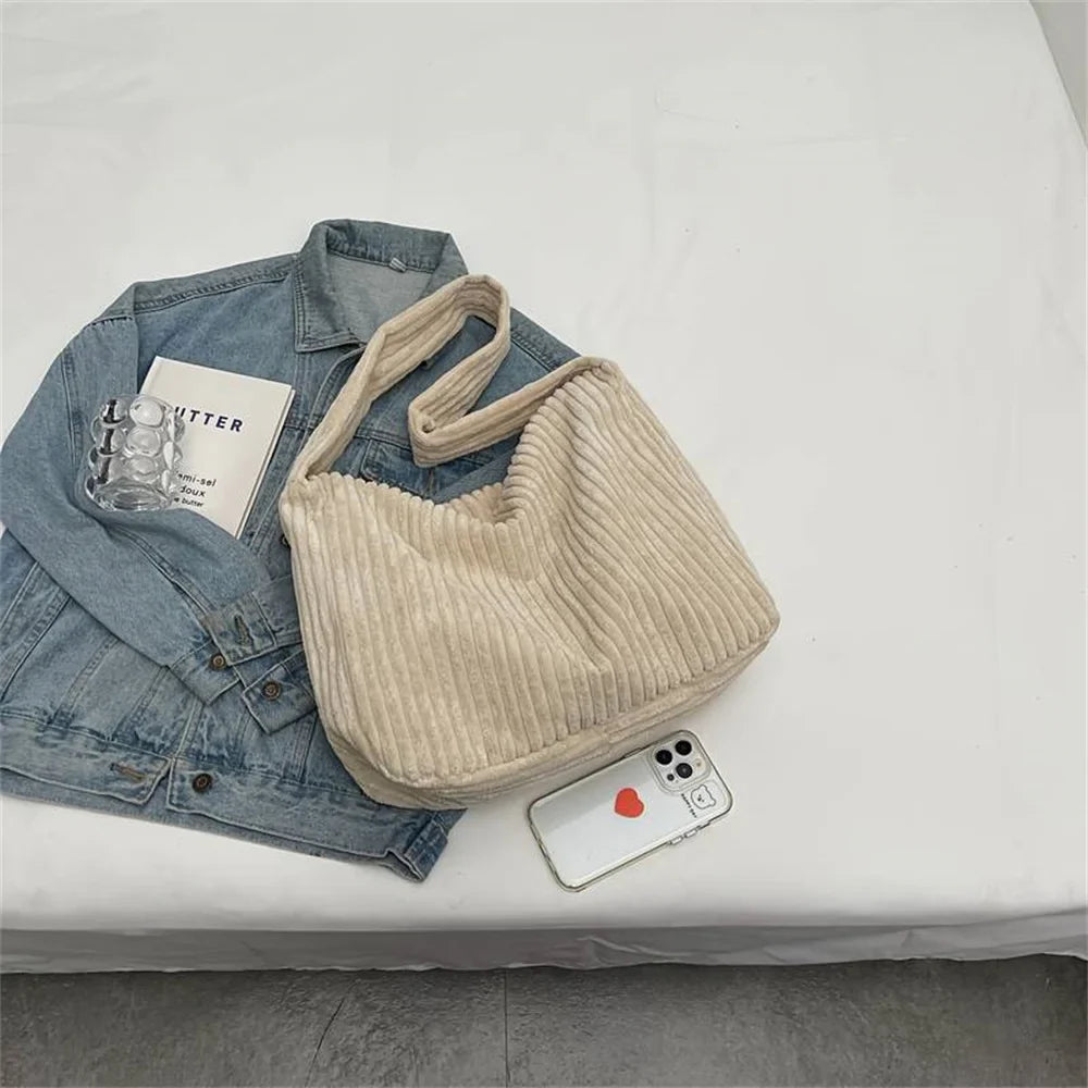 Camila | Corduroy Shoulder Bag