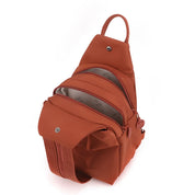 Amayah | Water-Resistant Oxford Crossbody Sling Bag Convertible Backpack