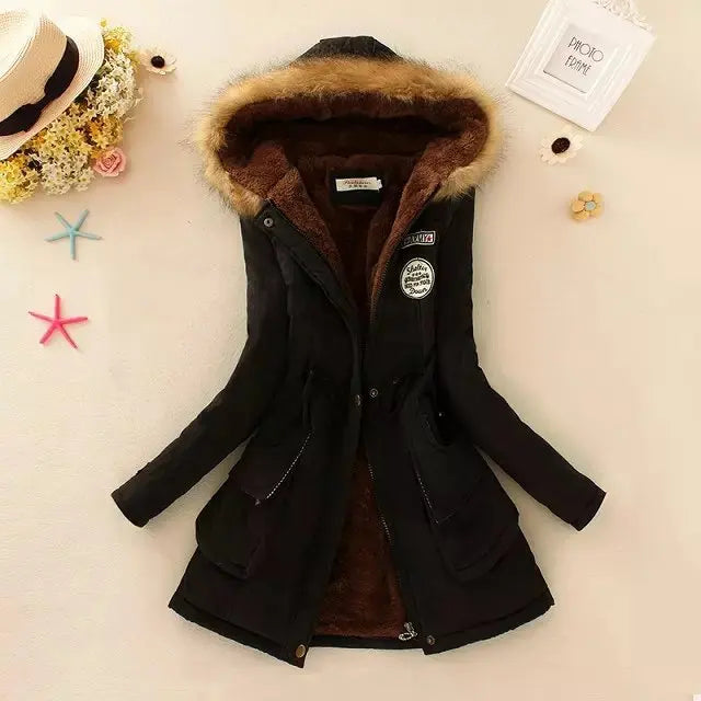 Hiede | Fashionable & Warm Lined Winter Hoodie Jacket