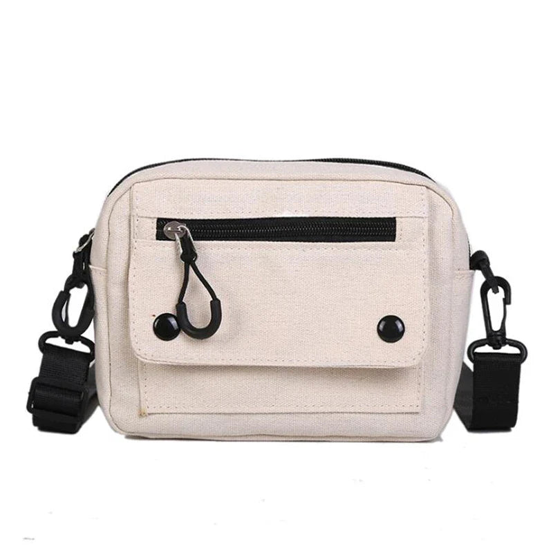 Reign | Small Canvas Crossbody Square Sling Bag