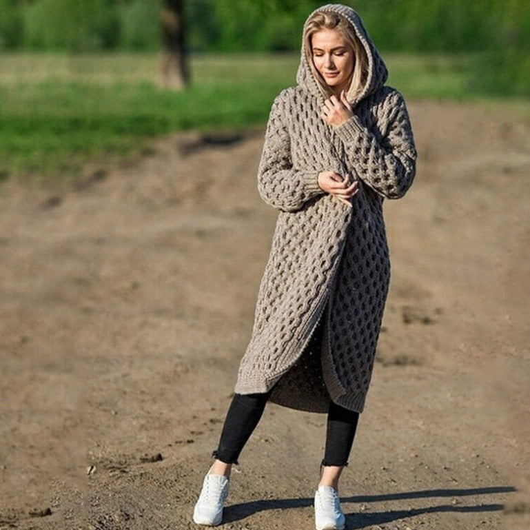 Kelly | Stylish & Comfy Winter Hoodie Cardigan