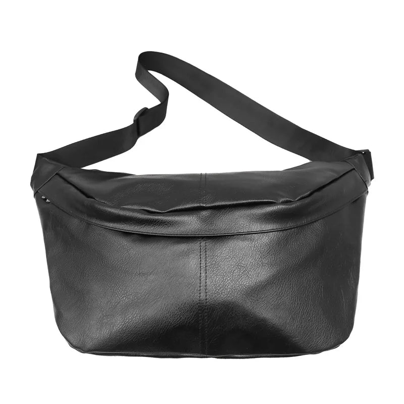 Alaya | Retro Leather Large Crossbody Chest Travel Bag