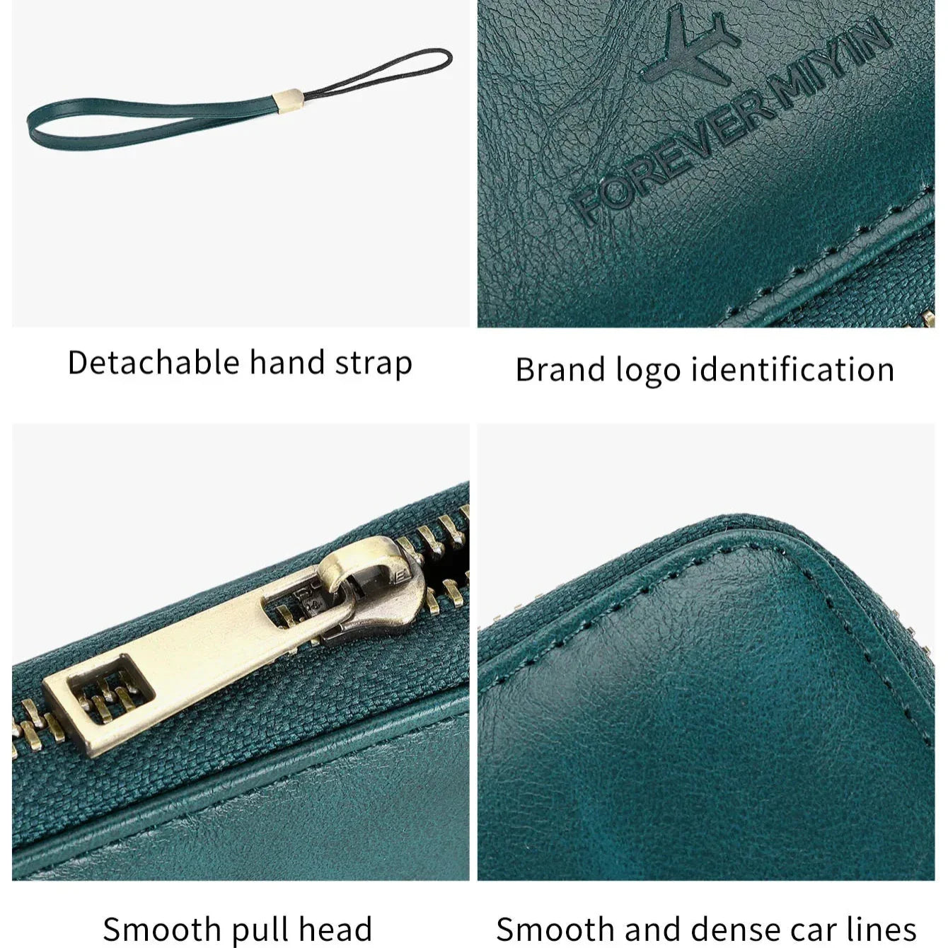 Samira | RFID Blocking Passport Holder Travel Wallet with Wrist Strap