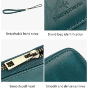 Samira | RFID Blocking Passport Holder Travel Wallet with Wrist Strap
