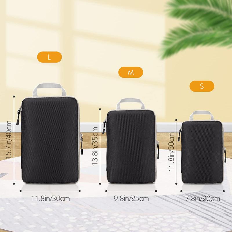 Dalia | 3-Sizes Compact Packing Cubes