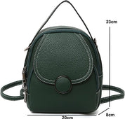 Janelle | Mini Flap Crossbody Sling Handbag Backpack with Top Handle