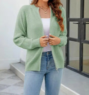 Stylish BRITANY Zip-Up Cardigan for Effortless Elegance - Lizabella Fashion