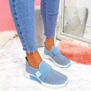 Stylish Slip-On Women's Sneakers with Convenient Velcro Closure by RINA - Lizabella Fashion
