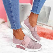 Stylish Slip-On Women's Sneakers with Convenient Velcro Closure by RINA - Lizabella Fashion