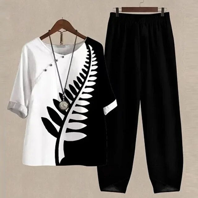 Erica | Modern Printed Outfit - Relaxed Fit for Everyday