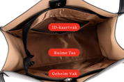 Ellen | Chic and Roomy Leather Tote Bag - Lizabella Fashion