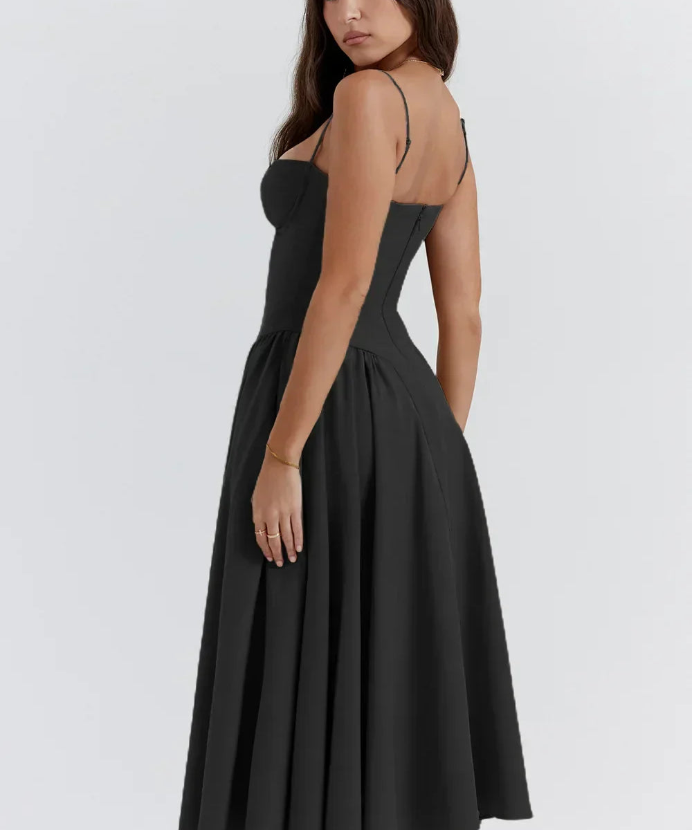 Tanya | Sophisticated Sleeveless Corset Dress
