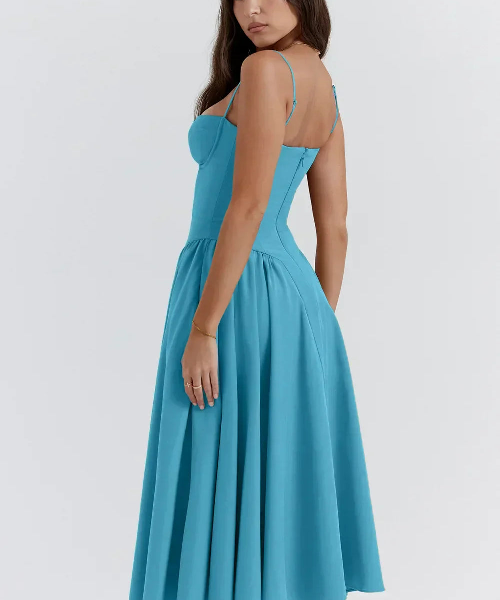 Tanya | Sophisticated Sleeveless Corset Dress