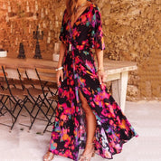 Timeless Karen Maxi Wrap Dress - Effortless Elegance for Every Occasion