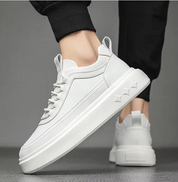 Leo |  Timeless Classic White Men's Sneakers