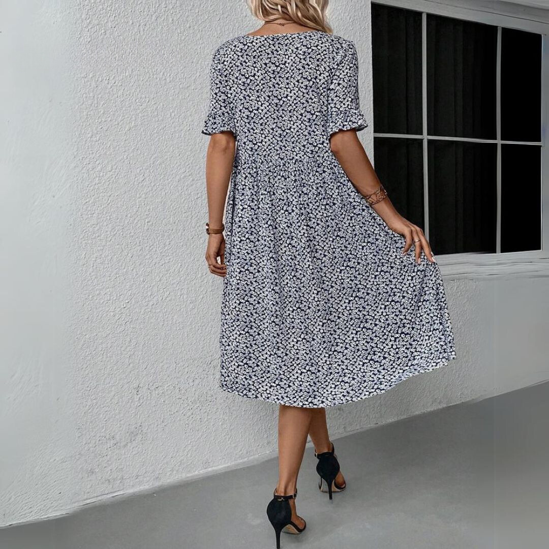 Nola | Elegant Dress with Polka Dots