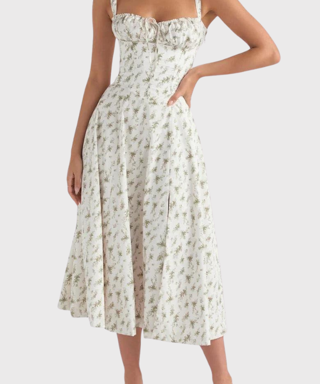 Bethany | Comfy and Stylish Midi Corset Dress