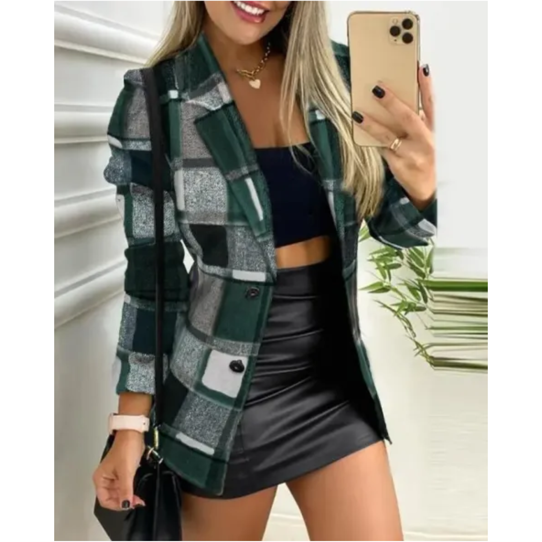 Lunaram | Women's Long Winter Blazer | Warm