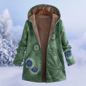Alisson | Women’s Elegant Floral Pattern Winter Jacket