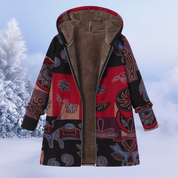 Alisson | Women’s Elegant Floral Pattern Winter Jacket