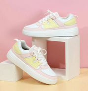 Vibrant Rainbow Sneakers for Women - Lizabella Fashion
