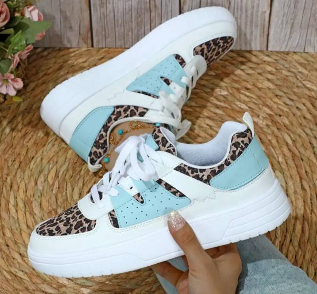 Vibrant Rainbow Sneakers for Women - Lizabella Fashion
