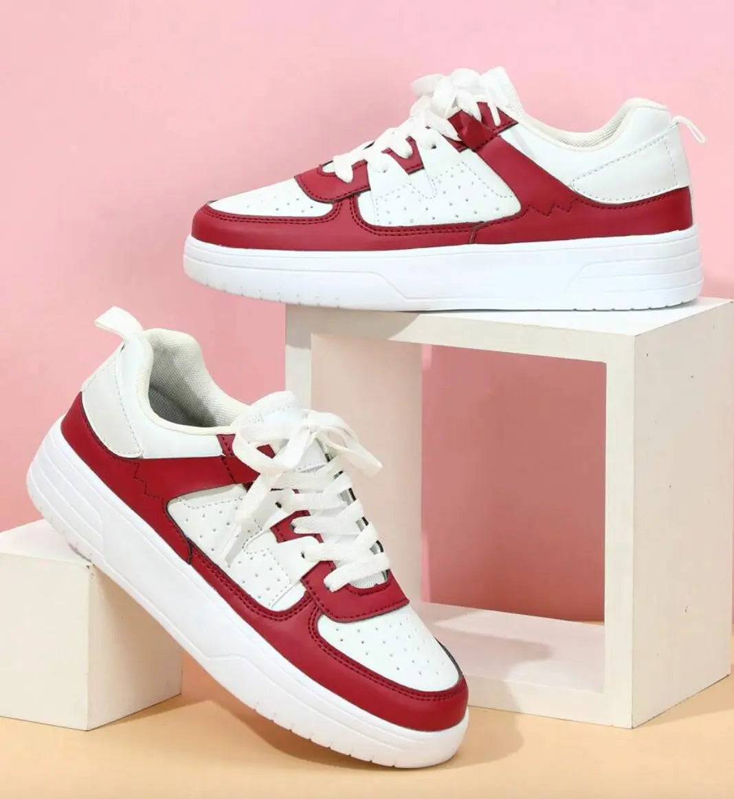 Vibrant Rainbow Sneakers for Women - Lizabella Fashion