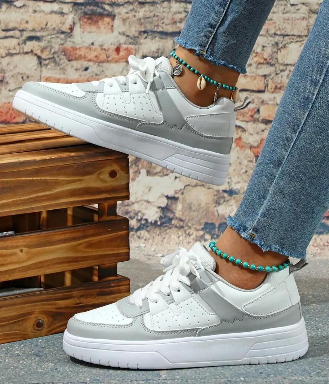 Vibrant Rainbow Sneakers for Women - Lizabella Fashion