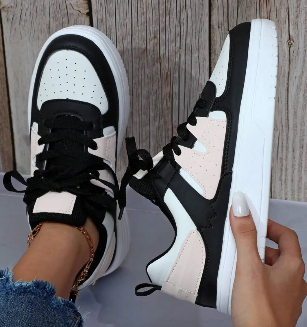 Vibrant Rainbow Sneakers for Women - Lizabella Fashion