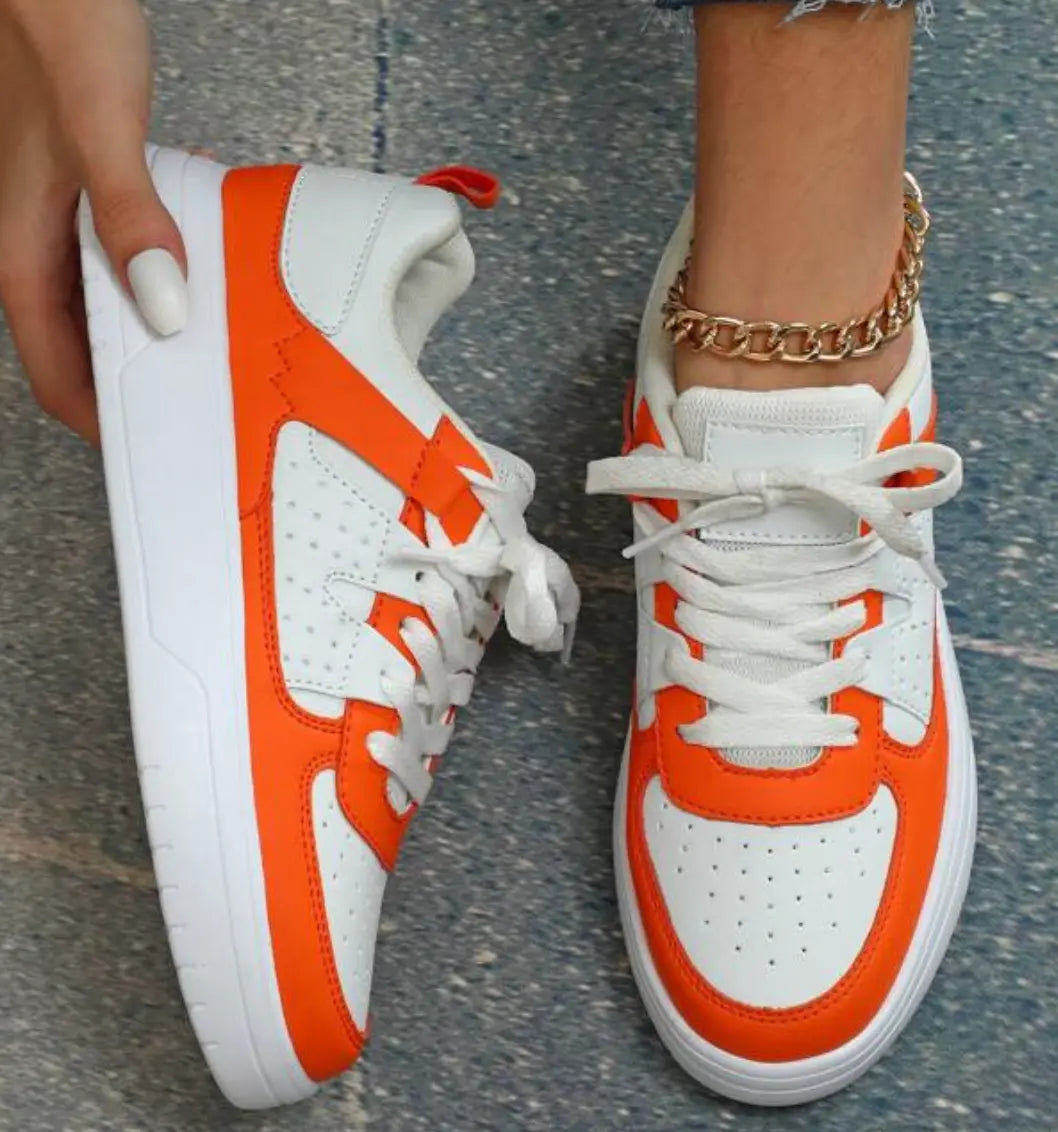Vibrant Rainbow Sneakers for Women - Lizabella Fashion