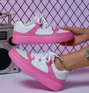 Vibrant Rainbow Sneakers for Women - Lizabella Fashion