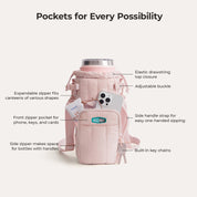 Versatile Walker 32oz - 64oz Expandable Water Bottle Carrier