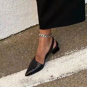 Ava | Croco-Inspired Pumps – Sophistication Made Easy