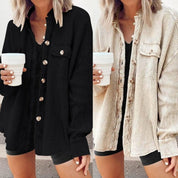 Myla | Fashionable Cord Jacket with Buttons