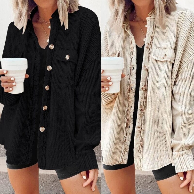 Myla | Fashionable Cord Jacket with Buttons