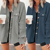 Myla | Fashionable Cord Jacket with Buttons